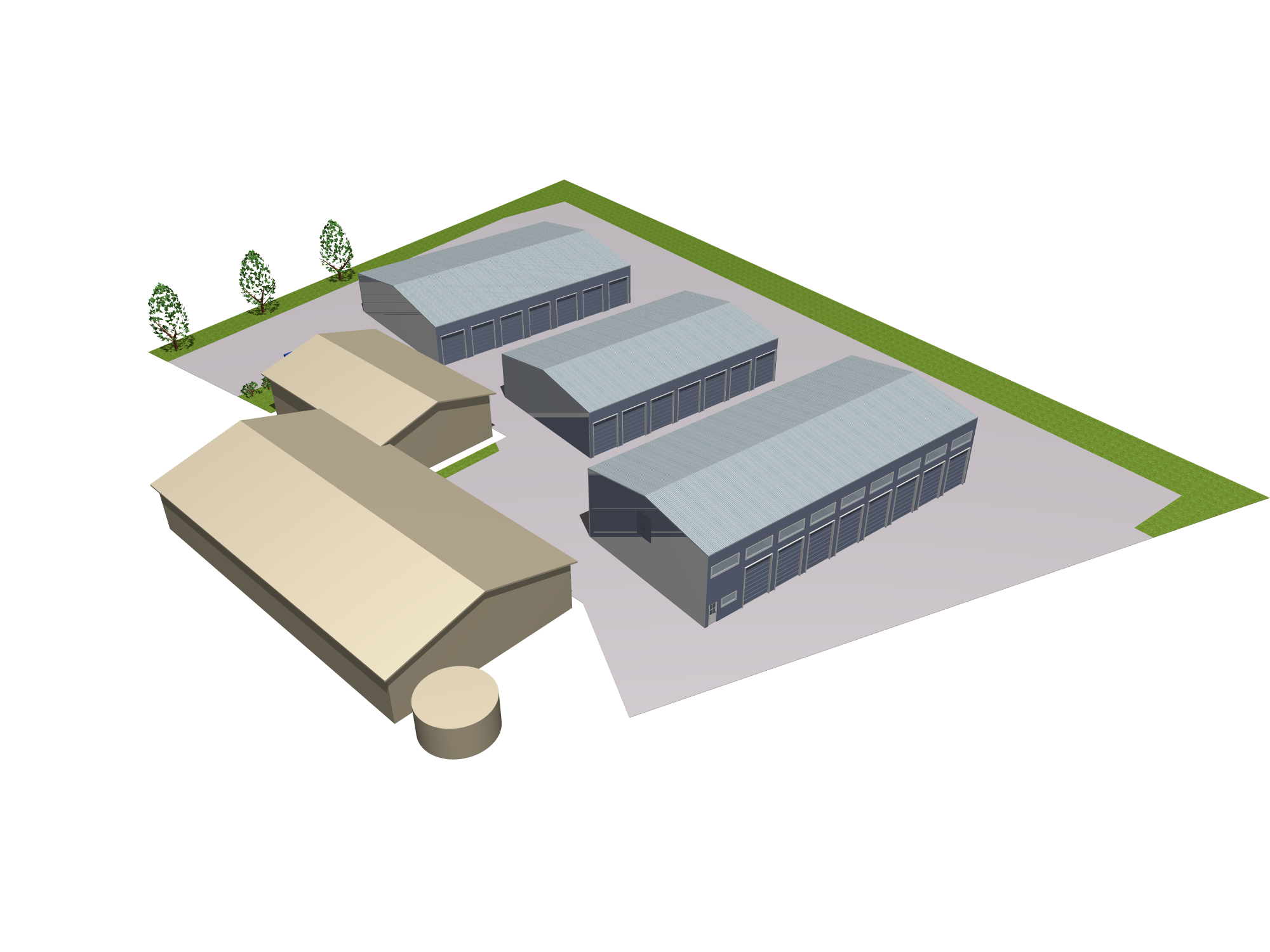 3D Modell der Einstellbox-Anlage